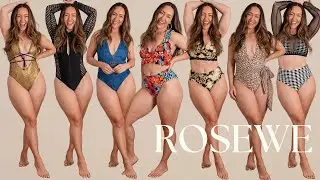 SWIM! Curvy+Midsize 8/10 Try-On Haul with Rosewe