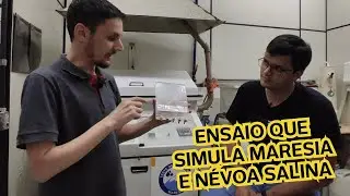 Conheça a câmara que simula maresia e névoa salina em parafusos - Com Matheus Leoni