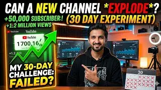 Can A New Tech Channel Explode In 30 Days? (My Secret Experiment)