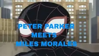 Peter Parker Meets Miles Morales Ultimate Spider-Man #spiderman