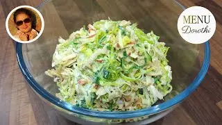 Leek and apple salad - why is it worth eating? A recipe for a simple and quick salad. Dorotka's M...