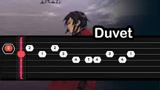 Bôa - Duvet (EASY SLOW Guitar Tabs & chords Tutorial)