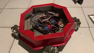 Mecanum robot omniwheel segala arah flysky arduino