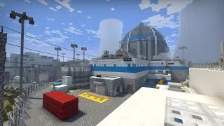 Реализация De_Nuke (Minecraft) за 300 часов