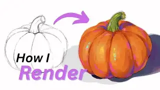 How to RENDER Digital art || Procreate