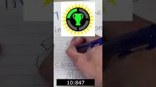 Drawing the Game Theorist Youtube Channel Logo in 15 seconds from memory