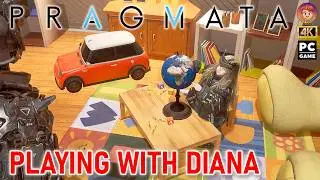 Quality Time with Diana 💙 Like Father & Daughter PRAGMATA (4K 60FPS)