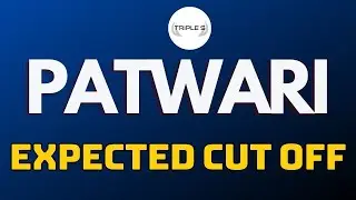 Patwari Expected Cut Off || Subscribe @TripleSClasses