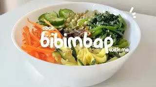 🥗 Bibimbap 비빔밥 Korean Mixed Rice │ asmr cooking