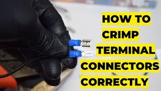 How To Crimp Wire Terminal Connectors With a Crimper