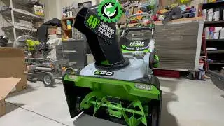 Ego Snow Blower | Unboxing and Initial Setup!