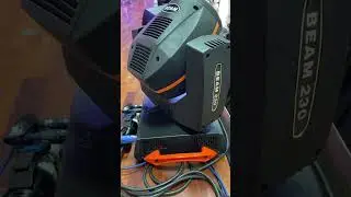 Beam 230 scene program automation with sound effect stage lighting