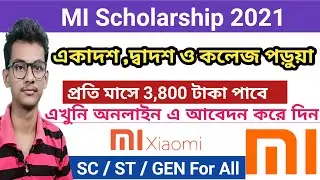 MI Scholarship 2021 Application || Monthly 3, 800 Scholarship || Registration Free