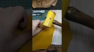 Как быстро и просто пробить фигурные отверстия в коже