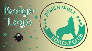 Inkscape SVG Logo Tutorial - How To Draw a Minimalist Badge Style Logo