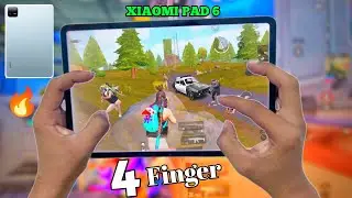 🔥BGMI NEW UPDATE ll XIAOMI PAD 6 ll 4 Finger Gameplay ll 