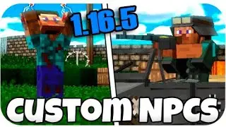 САМЫЙ КАЧЕСТВЕННЫЙ!!Обзор мода на Custom NPCs.Для Майнкрафт 1.16.5.