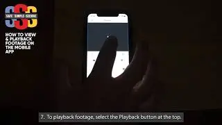 How to view CCTV playback footage on the mobile app
