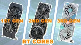 Do RT Cores Generations Matter? 1st vs 2nd vs 3rd Gen RT Core Ray Tracing Games 2070 vs 3070 vs 4060