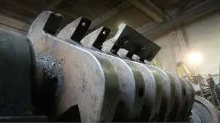 Дробилка для пластика: изготовление нового ротора, замена подшипников и шкива