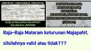 47) Hubungan Raja-Raja Mataram dengan Majapahit