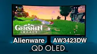 QD OLED UltraWide Genshin Impact Alienware AW3423DW Next Gen Monitor