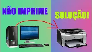 IMPRESSORA NÃO IMPRIME |  EM REDE | Erro 0x00000709 | Erro 0x0000011b