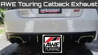 AWE Touring Catback Exhaust for the WRX STI! - WRXGarage
