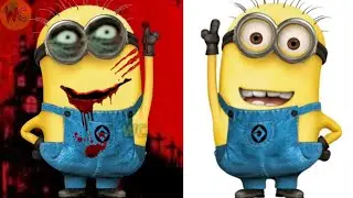 Despicable Me 3 Minions Horror Version Art 2022 | scary | halloween | creepy | zombie | terror