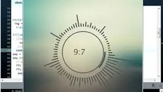 Sound  visualization in Processing