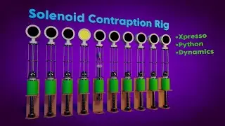 Cinema 4D Multi-Tech Tutorial 40: Solenoid Contraption Rig