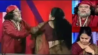 OMG! OM Ji BABA slapped female anchor on live TV | Big Boss 10