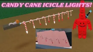 Roblox Lumber Tycoon 2- New Candy Cane Icicle Lights!!!