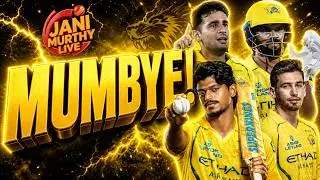 CSK says MUMBYE! | SRH vs KKR & GT vs PBKS Match Preview | Tata IPL 2026 | Live with Jani🔴