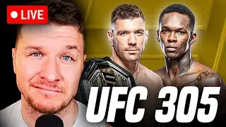 Israel Adesanya vs Dricus Du Plessis UFC 305 LIVESTREAM Watch Party!!
