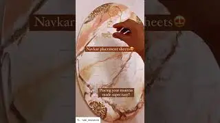 Navkar placement sheet/ diyresinart 