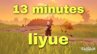 13 Minutes Walking Around Liyue Genshin Impact [relaxing • asmr]