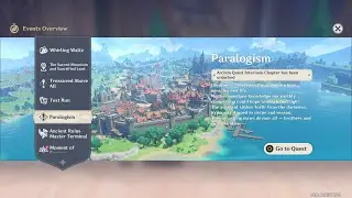 Paralogism Archon Quest - Genshin Impact - Version 5.6