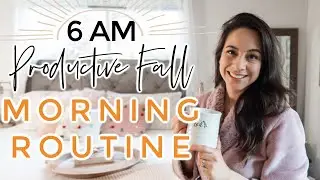 COZY FALL MORNING ROUTINE 2020 | 6 AM Stay At Home Mom Schedule & Recipe! Justine Marie