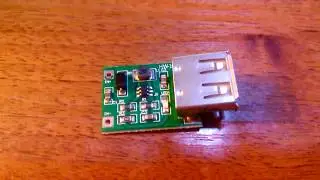 Повышающий преобразователь напряжения 0.9-5В в 5В USB