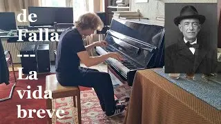 Manuel de Falla - La vida breve - Spanish dance n.1 / Dušan Holý - piano