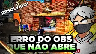 😨COMO RESOLVER O ERRO DO OBS Q NÃO ABRE !! FÁCIL E RÁPIDO ✔