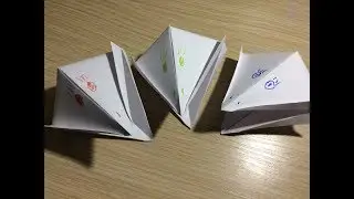 How to make a crow out of paper of origami with own hands without glue of video