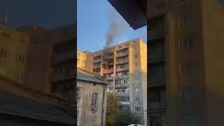 Из-за пожара в общежитии на Новосельского жители центра города могут остаться без света