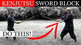 HOW TO DO KENJUTSU SWORD BLOCK IN A FIGHT