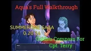 Aqua Full Walkthrough | Summertime Saga 0.20.14 | Golden Compass For Capt. Terry Complete Storyline