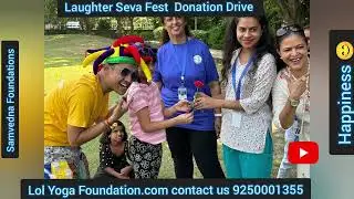 Laughter Seva Fest by Lol Yoga foundation @Samvedhnafoundation Noida #laughteryogabydrharishrawat