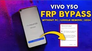 Vivo Y50 Frp Bypass | Vivo V1935 Google Account Unlock | FRP Unlock ViVO Y50 | WITHOUT PC 2024