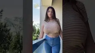 big girl bouncing slow motion