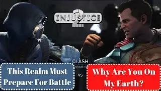 Sub Zero meets Superman | Injustice 2 | Unique Intros & Special Moves #dccomics #dc #superman #mk11